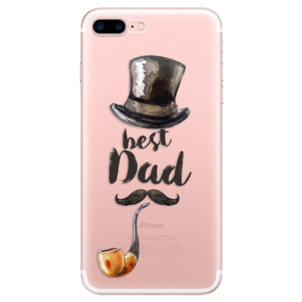 Odolné silikonové pouzdro iSaprio - Best Dad - iPhone 7 Plus