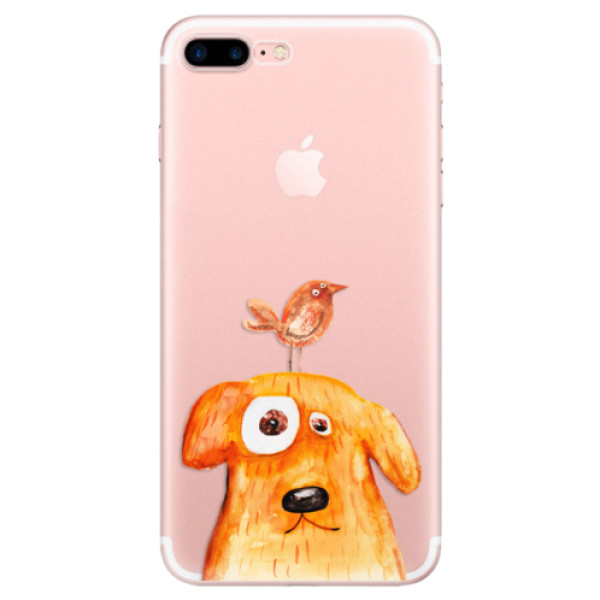 Odolné silikonové pouzdro iSaprio - Dog And Bird - iPhone 7 Plus