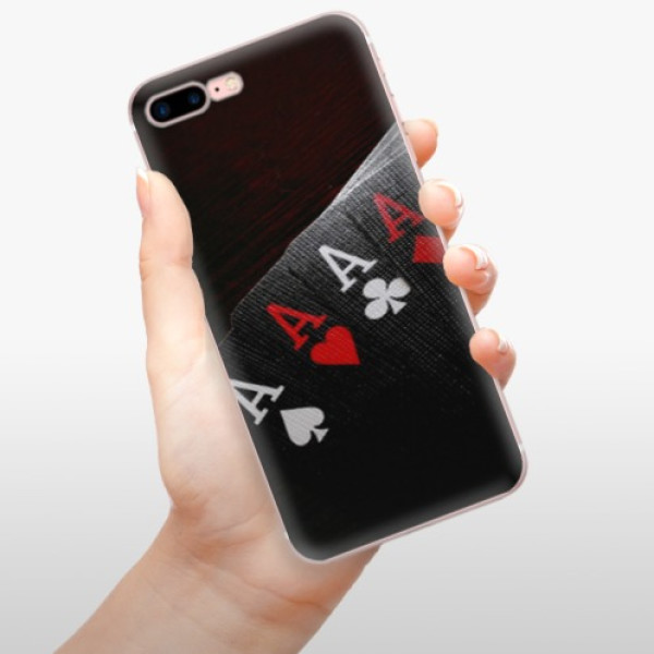 Silikonové pouzdro iSaprio - Apple iPhone 7 Plus - Poker