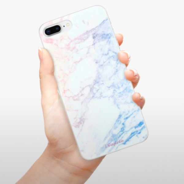Silikonové pouzdro iSaprio - Apple iPhone 8 Plus - Raibow Marble 10