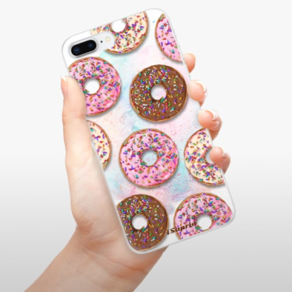 Silikonové pouzdro iSaprio - Apple iPhone 8 Plus - Donuts 11