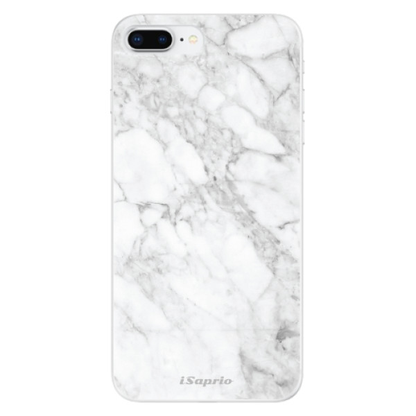 Silikonové odolné pouzdro iSaprio - SilverMarble 14 na mobil Apple iPhone 8 Plus (Silikonový kryt, obal, pouzdro iSaprio - SilverMarble 14 na mobilní telefon Apple iPhone 8 Plus)