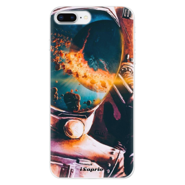 Silikonové odolné pouzdro iSaprio - Astronaut 01 na mobil Apple iPhone 8 Plus (Silikonový kryt, obal, pouzdro iSaprio - Astronaut 01 na mobilní telefon Apple iPhone 8 Plus)