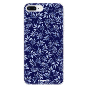 Silikonové pouzdro iSaprio - Apple iPhone 8 Plus - Blue Leaves 05