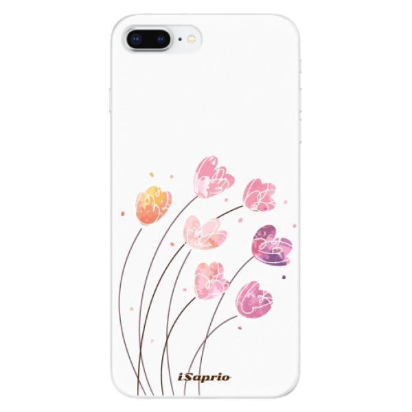Silikonové odolné pouzdro iSaprio - Flowers 14 na mobil Apple iPhone 8 Plus (Silikonový kryt, obal, pouzdro iSaprio - Flowers 14 na mobilní telefon Apple iPhone 8 Plus)