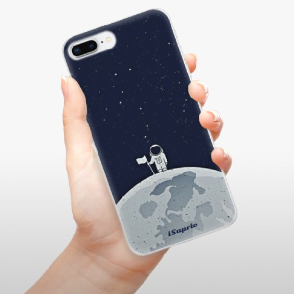 Silikonové pouzdro iSaprio - Apple iPhone 8 Plus - On The Moon 10