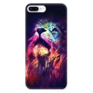 Silikonové pouzdro iSaprio - Apple iPhone 8 Plus - Lion in Colors