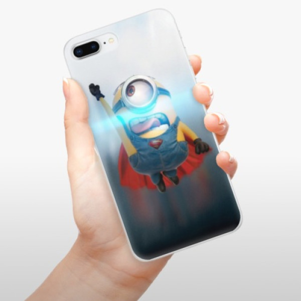 Silikonové pouzdro iSaprio - Apple iPhone 8 Plus - Mimons Superman 02