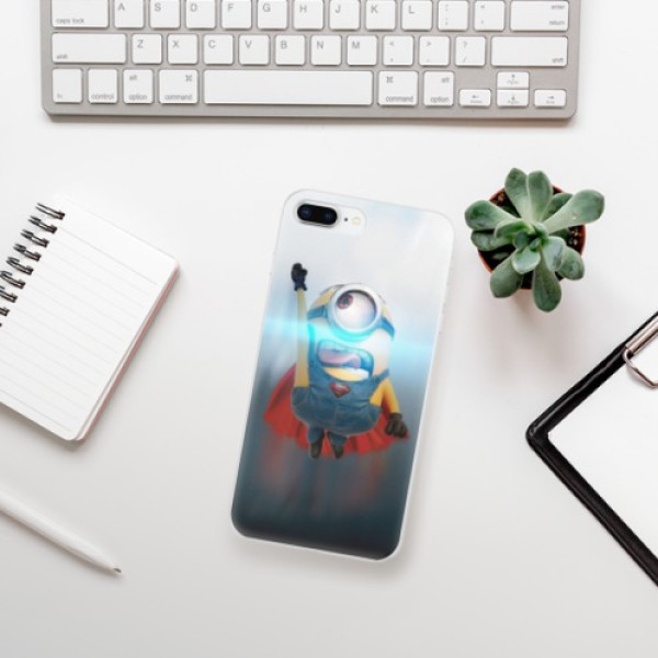 Silikonové pouzdro iSaprio - Apple iPhone 8 Plus - Mimons Superman 02