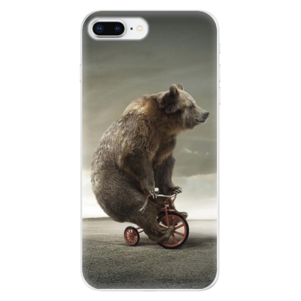 Silikonové odolné pouzdro iSaprio - Bear 01 na mobil Apple iPhone 8 Plus (Silikonový kryt, obal, pouzdro iSaprio - Bear 01 na mobilní telefon Apple iPhone 8 Plus)