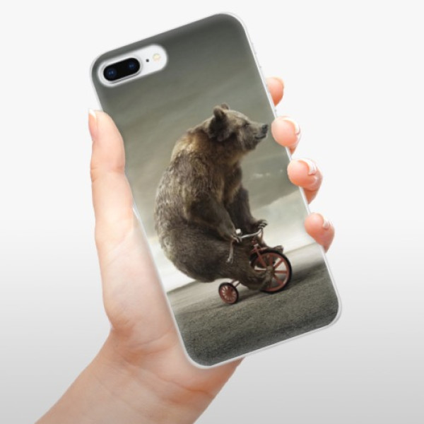 Silikonové pouzdro iSaprio - Apple iPhone 8 Plus - Bear 01