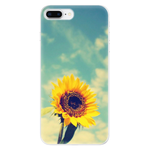 Silikonové odolné pouzdro iSaprio - Sunflower 01 na mobil Apple iPhone 8 Plus (Silikonový kryt, obal, pouzdro iSaprio - Sunflower 01 na mobilní telefon Apple iPhone 8 Plus)