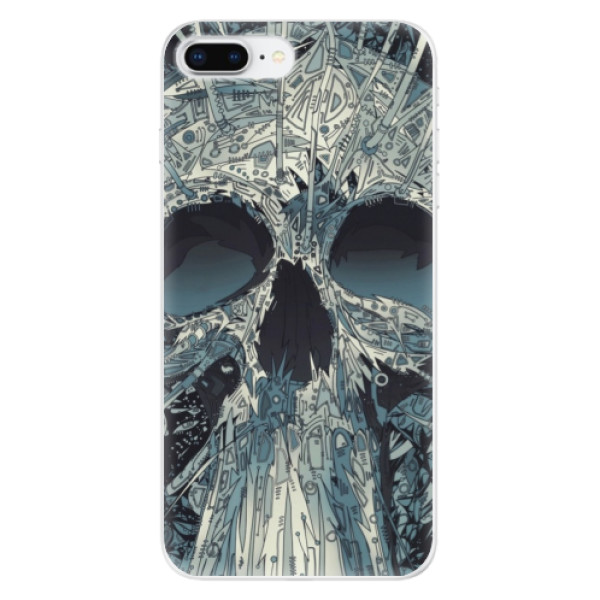 Odolné silikonové pouzdro iSaprio - Abstract Skull - iPhone 8 Plus