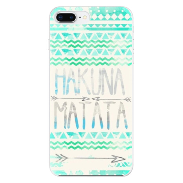 Odolné silikonové pouzdro iSaprio - Hakuna Matata Green - iPhone 8 Plus