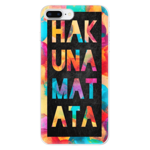 Silikonové odolné pouzdro iSaprio - Hakuna Matata 01 na mobil Apple iPhone 8 Plus (Silikonový kryt, obal, pouzdro iSaprio - Hakuna Matata 01 na mobilní telefon Apple iPhone 8 Plus)