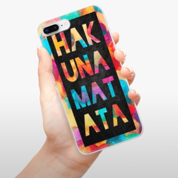 Silikonové pouzdro iSaprio - Apple iPhone 8 Plus - Hakuna Matata 01