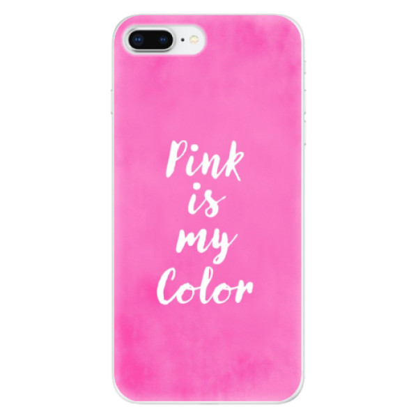 Silikonové odolné pouzdro iSaprio - Pink is my color na mobil Apple iPhone 8 Plus (Silikonový kryt, obal, pouzdro iSaprio - Pink is my color na mobilní telefon Apple iPhone 8 Plus)
