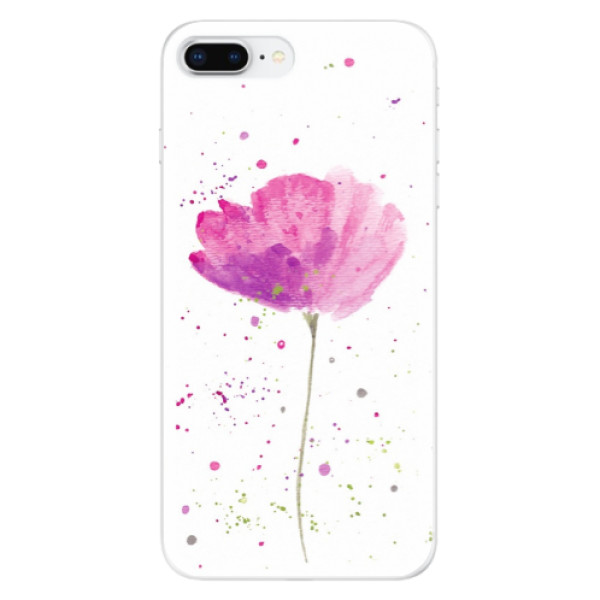 Silikonové odolné pouzdro iSaprio - Poppies na mobil Apple iPhone 8 Plus (Silikonový kryt, obal, pouzdro iSaprio - Poppies na mobilní telefon Apple iPhone 8 Plus)