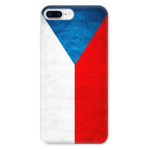 Silikonové odolné pouzdro iSaprio - Czech Flag na mobil Apple iPhone 8 Plus (Silikonový kryt, obal, pouzdro iSaprio - Czech Flag na mobilní telefon Apple iPhone 8 Plus)