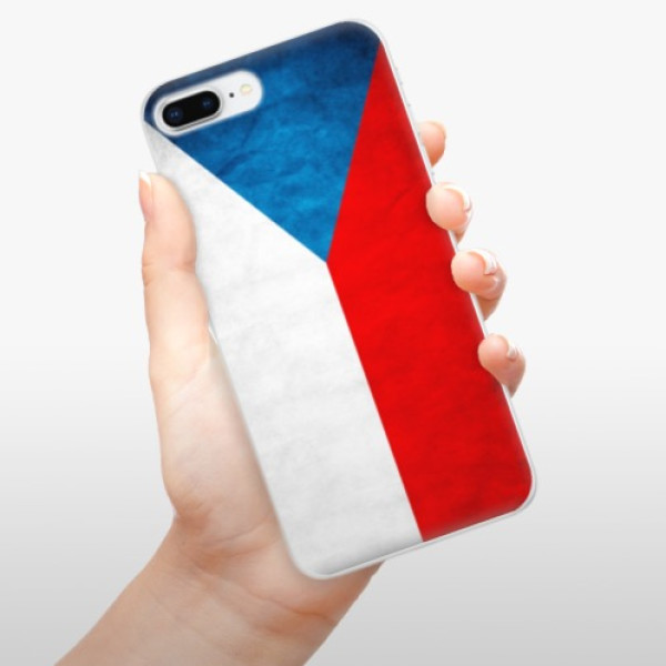Silikonové pouzdro iSaprio - Apple iPhone 8 Plus - Czech Flag
