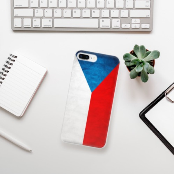 Silikonové pouzdro iSaprio - Apple iPhone 8 Plus - Czech Flag