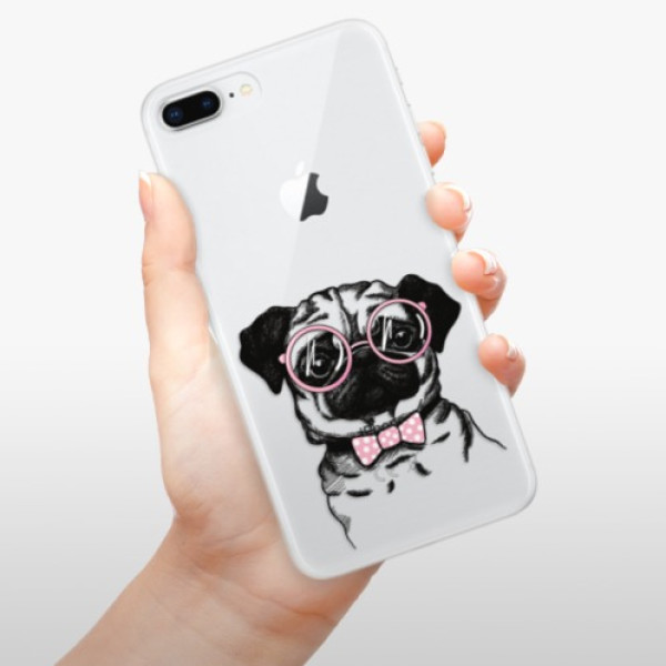 Silikonové pouzdro iSaprio - Apple iPhone 8 Plus - The Pug
