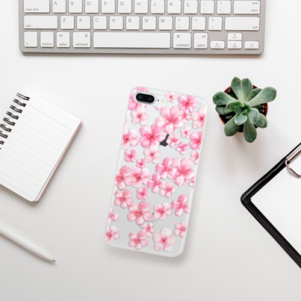 Silikonové pouzdro iSaprio - Apple iPhone 8 Plus - Flower Pattern 05
