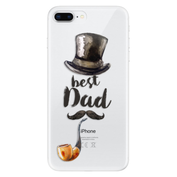 Odolné silikonové pouzdro iSaprio - Best Dad - iPhone 8 Plus