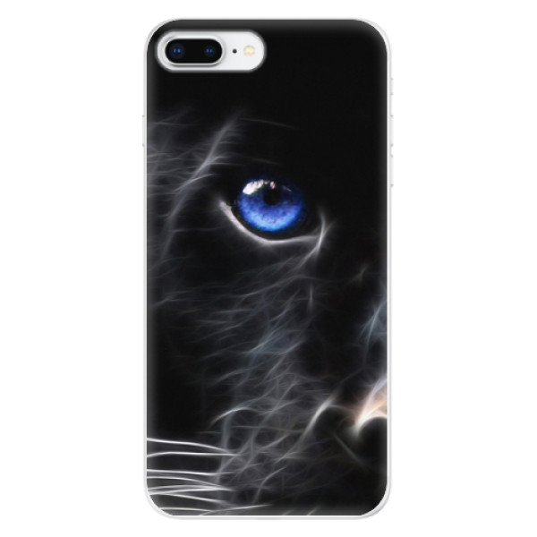 Odolné silikonové pouzdro iSaprio - Black Puma - iPhone 8 Plus