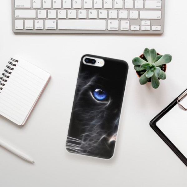 Silikonové pouzdro iSaprio - Apple iPhone 8 Plus - Black Puma