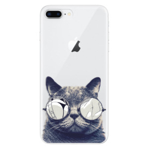 Silikonové pouzdro iSaprio - Apple iPhone 8 Plus - Crazy Cat 01