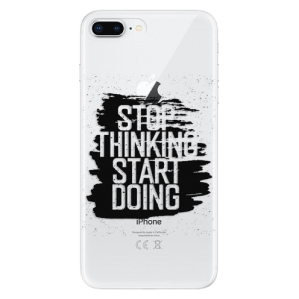 Odolné silikonové pouzdro iSaprio - Start Doing - black - iPhone 8 Plus