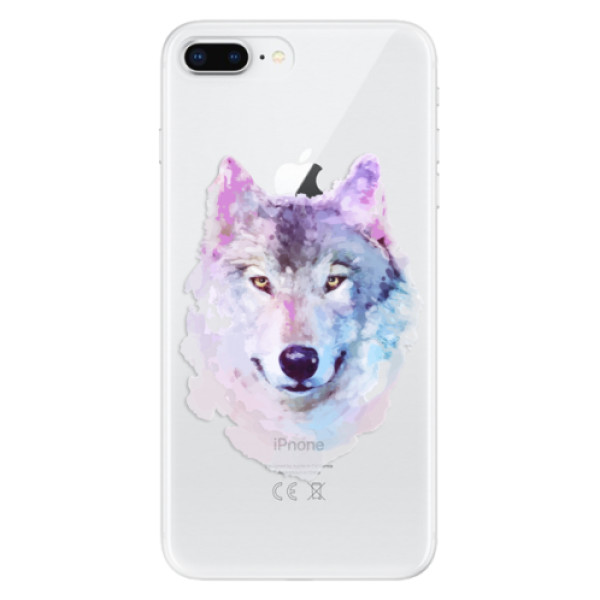 Silikonové odolné pouzdro iSaprio - Wolf 01 na mobil Apple iPhone 8 Plus (Silikonový kryt, obal, pouzdro iSaprio - Wolf 01 na mobilní telefon Apple iPhone 8 Plus)