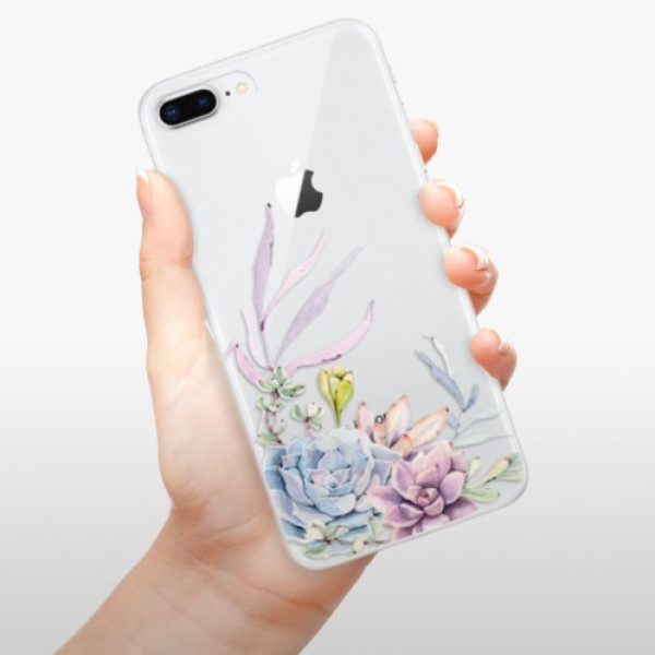 Silikonové pouzdro iSaprio - Apple iPhone 8 Plus - Succulent 01