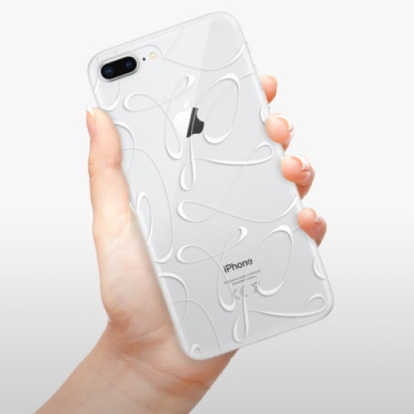 Silikonové pouzdro iSaprio - Apple iPhone 8 Plus - Fancy white
