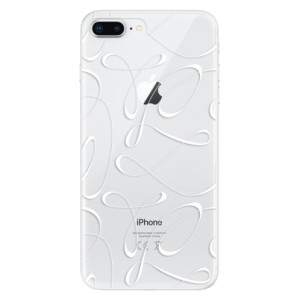 Silikonové pouzdro iSaprio - Apple iPhone 8 Plus - Fancy white