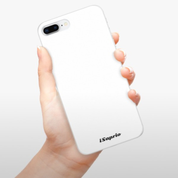 Silikonové pouzdro iSaprio - Apple iPhone 8 Plus - 4Pure bílé