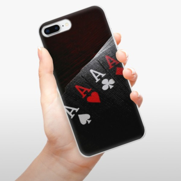 Silikonové pouzdro iSaprio - Apple iPhone 8 Plus - Poker
