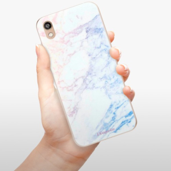 Silikonové pouzdro iSaprio - Honor 8S - Raibow Marble 10