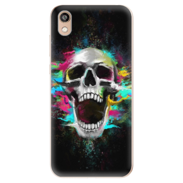 Silikonové odolné pouzdro iSaprio - Skull in Colors na mobil Honor 8S (Silikonový kryt, obal, pouzdro iSaprio - Skull in Colors na mobilní telefon Honor 8S)