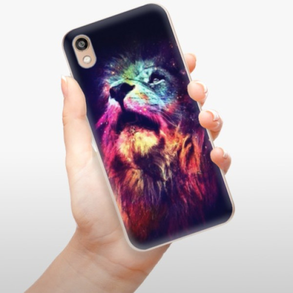 Silikonové pouzdro iSaprio - Honor 8S - Lion in Colors