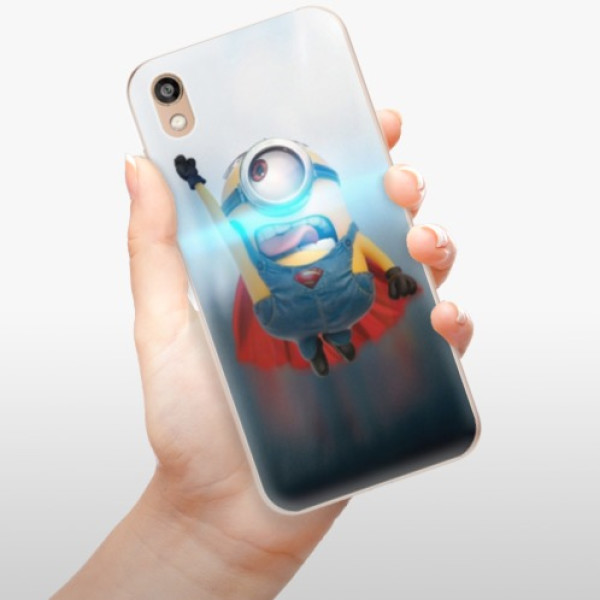 Silikonové pouzdro iSaprio - Honor 8S - Mimons Superman 02