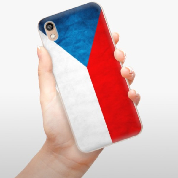 Silikonové pouzdro iSaprio - Honor 8S - Czech Flag