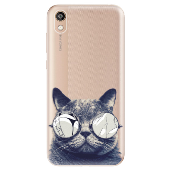 Silikonové odolné pouzdro iSaprio - Crazy Cat 01 na mobil Honor 8S (Silikonový kryt, obal, pouzdro iSaprio - Crazy Cat 01 na mobilní telefon Honor 8S)