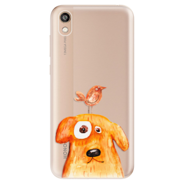 Odolné silikonové pouzdro iSaprio - Dog And Bird - Huawei Honor 8S