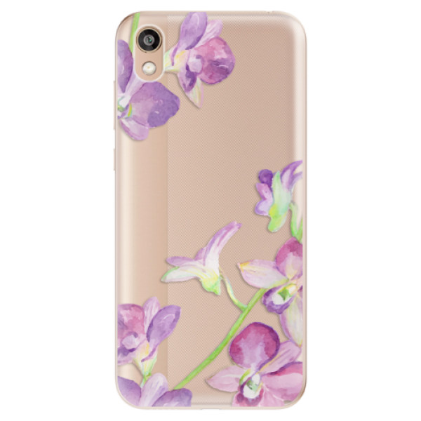Silikonové odolné pouzdro iSaprio - Purple Orchid na mobil Honor 8S (Silikonový kryt, obal, pouzdro iSaprio - Purple Orchid na mobilní telefon Honor 8S)