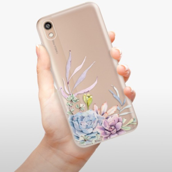 Silikonové pouzdro iSaprio - Honor 8S - Succulent 01