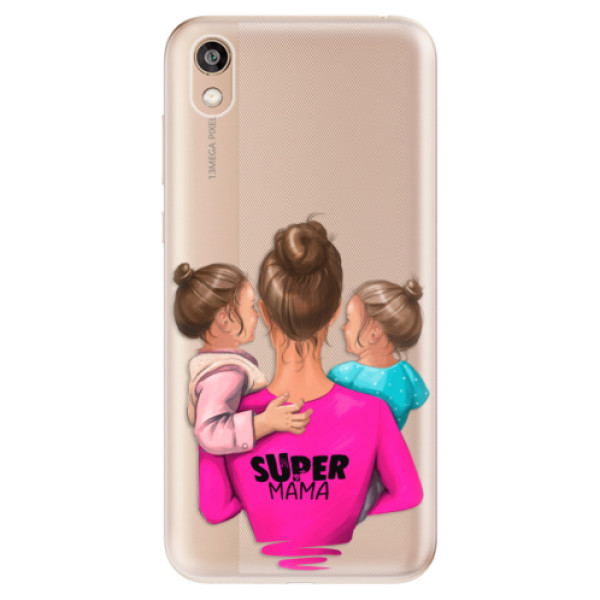 Silikonové odolné pouzdro iSaprio - Super Mama - Two Girls na mobil Honor 8S (Silikonový kryt, obal, pouzdro iSaprio - Super Mama - Two Girls na mobilní telefon Honor 8S)