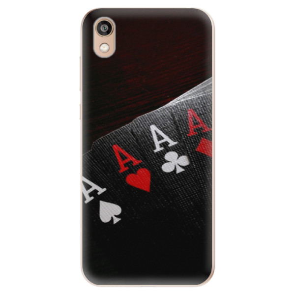 Silikonové odolné pouzdro iSaprio - Poker na mobil Honor 8S (Silikonový kryt, obal, pouzdro iSaprio - Poker na mobilní telefon Honor 8S)