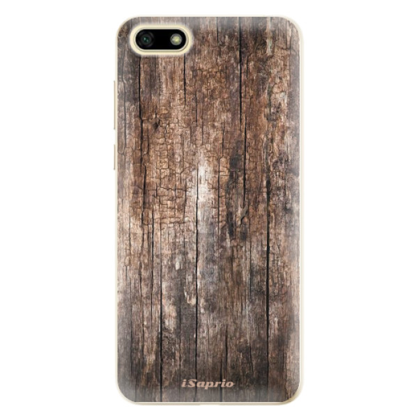 Odolné silikonové pouzdro iSaprio - Wood 11 - Huawei Y5 2018